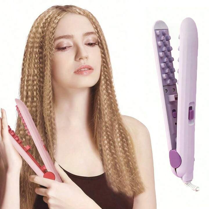 how to wave hair with straightener